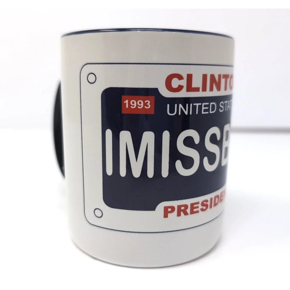VTG I Miss Bill‎ Coffee Tea Mug President Clinton USA Politician 1993-2001